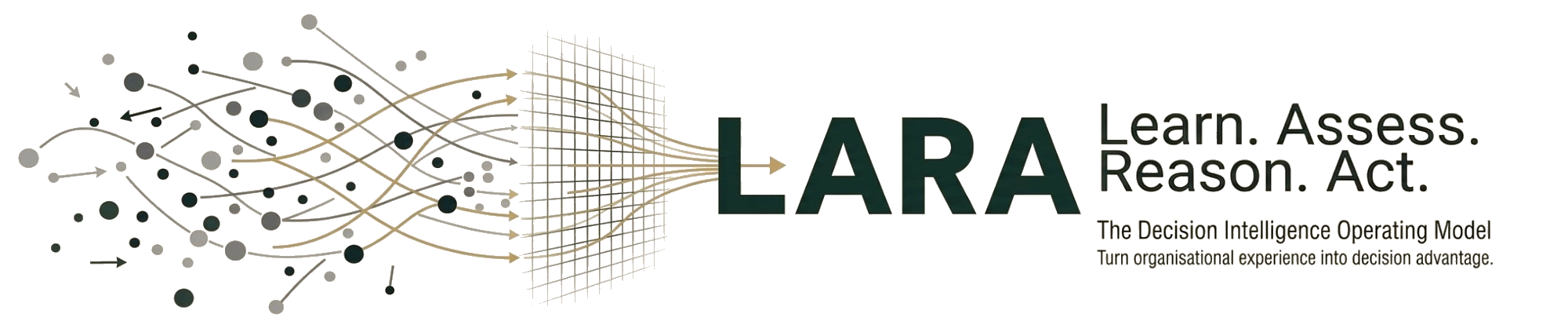 LARA — Learn. Assess. Reason. Act. The Decision Intelligence Operating Model.